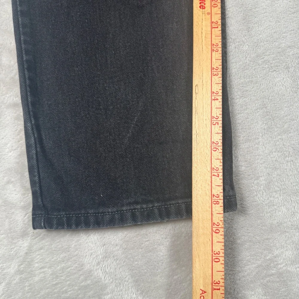 Vintage Levi's 550 Relaxed Fit Jeans Men 36x30 Black Tapered Leg Denim Y2K Hole*